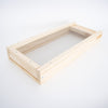 Handcrafted Amish-made wooden screen base with fine mesh for beekeeping, designed for 5-frame hives, ideal for Farm, Garden & Tool, USA Made, Beekeeping Supplies, and Best Sellers collections.