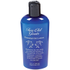 Blue bottle of non-greasy essential oil lotion made in the USA, featuring six therapeutic oils for soothing skin, ideal for Health & Wellness and Balms, Creams and Lotions collections.