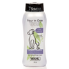 Plastic bottle of natural lavender chamomile dog shampoo and conditioner concentrate, offering calming formula with detangling and moisturizing benefits, featured in Grooming and Personal Hygiene and Pet Supplies collections.