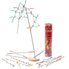 Handcrafted Suspend Game featuring a metal wire and wooden base structure with colorful balanced rods, ideal for Toys, Children's Toys, Games and Puzzles, and Best Sellers collections.