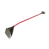 Unique handcrafted yard rake with a red ergonomic shaft and metal tines, designed for easy leaf and debris removal without bending, featured in Farm, Garden & Tool and Best Sellers collections.