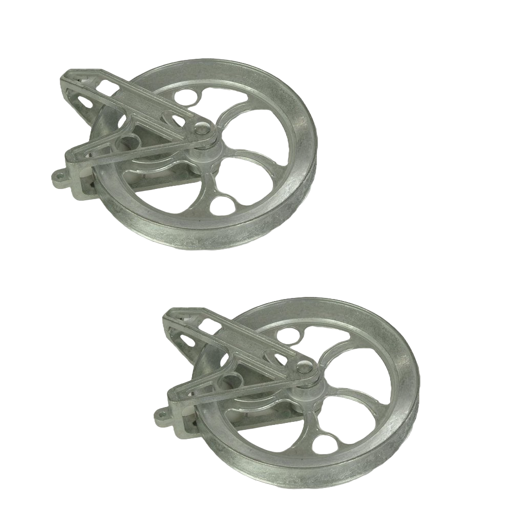 Rustproof zinc pulley with cadmium-plated ball bearings, handcrafted for durability and smooth operation, ideal for Home & Decor, Laundry Supplies, Clothesline Accessories, and Best Sellers.