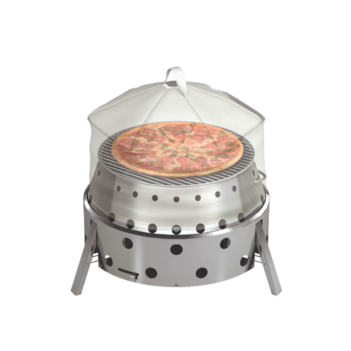 Heat-resistant convection lid designed for use with Atago and Dutch ovens to bake pizza or smoke foods, featured in Farm, Garden & Tool, Camping, Best Sellers, and Promo Eligible collections.