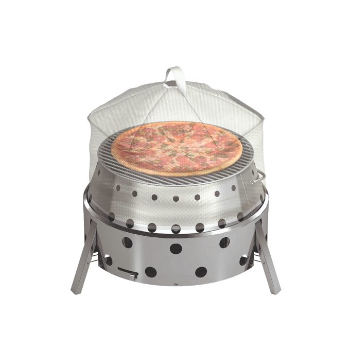 Heat-resistant convection lid designed for use with Atago and Dutch ovens to bake pizza or smoke foods, featured in Farm, Garden & Tool, Camping, Best Sellers, and Promo Eligible collections.