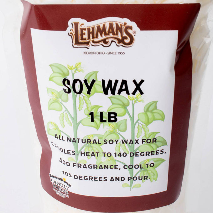 Handcrafted 1-pound bag of all-natural soy wax pellets for candle making, featured in Candlemaking Supplies, Lamps & Lighting, Best Sellers, and Promo Eligible collections.