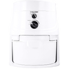 White Nutrimill electric grain mill with adjustable speed and feed rate knobs, designed for quiet, efficient grain grinding in Kitchen & Food, Grain Mills, Best Sellers, and Bread Making Supplies collections.