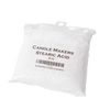 Clear plastic bag filled with 8 ounces of white stearic acid flakes for enhancing candle hardness, featured in Candlemaking Supplies, Soaps and Soapmaking, and Best Sellers collections.