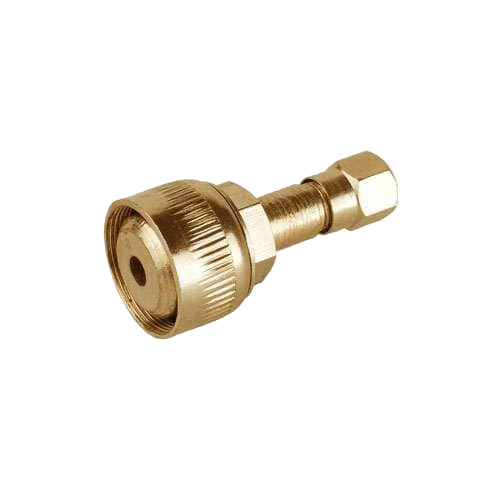 Brass pump adaptor designed to convert pressure lamps for compressor use, compatible with Lamps & Lighting, Parts and Accessories, Other Parts, Best Sellers, and Promo Eligible collections.