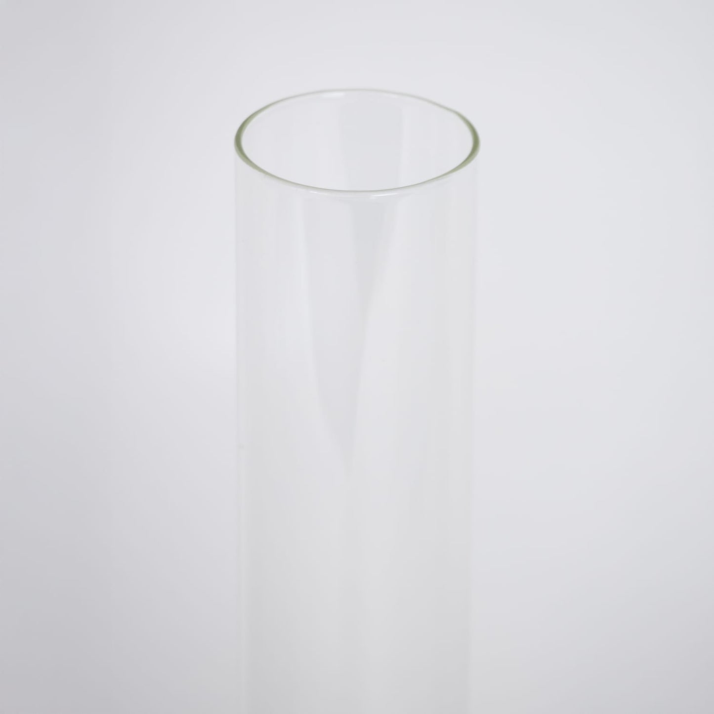 Clear cylindrical glass chimney designed as a replacement part for deluxe brass hanging lamps, suitable for Lamps & Lighting, Parts and Accessories, and Chimneys and Globes collections.