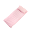 Handcrafted pink miniature bedding set featuring a pillow and mattress, designed for doll furniture, ideal for Amish Made, Children's Toys, Dolls and Doll Accessories, and Toys collections.