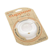 White reusable wide-mouth drinking lid made from recycled plastic, designed to convert canning jars into eco-friendly travel mugs, part of Kitchen & Food, Dinnerware, and USA Made collections.