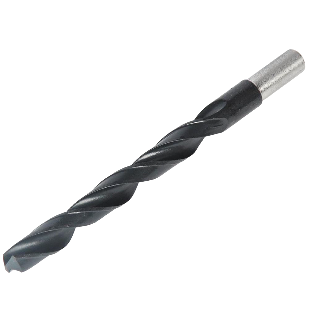 Close-up of a handcrafted 7/16" tapping bit with 3/8" shank, designed for drilling precise holes in maple trees, ideal for farm, garden, orchard, and maple syrup sugaring supplies.