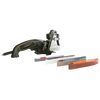Compact electric sharpener with ergonomic handle and adjustable sharpening belts in multiple grits, ideal for knives and tools in Kitchen & Food and Food Prep collections.