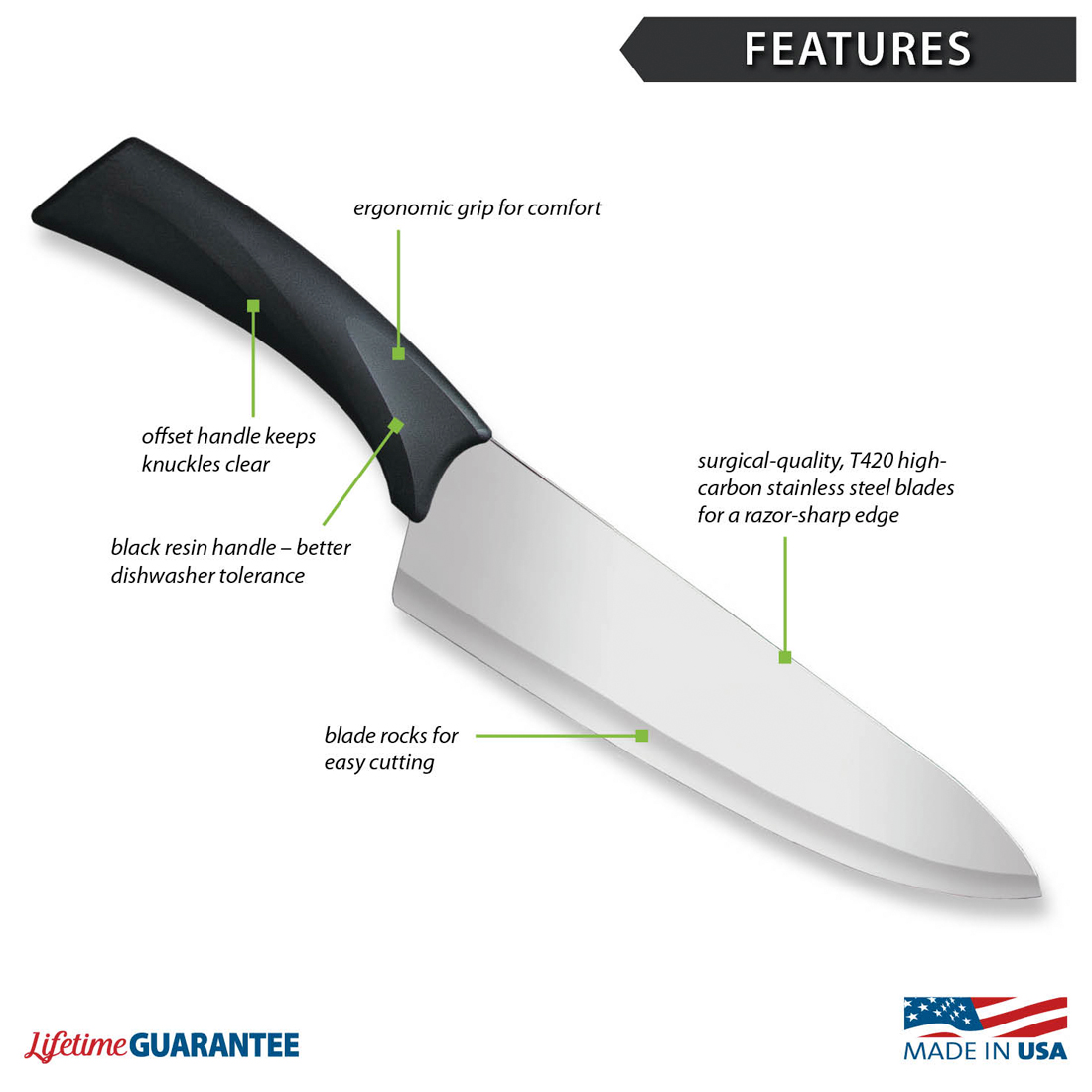 Rada Anthem French Chef Knife