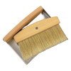 Magnetic brush and stainless steel dustpan with beechwood handles, designed for convenient tabletop cleaning, part of Home & Decor, Household Cleaning, and Best Sellers collections.