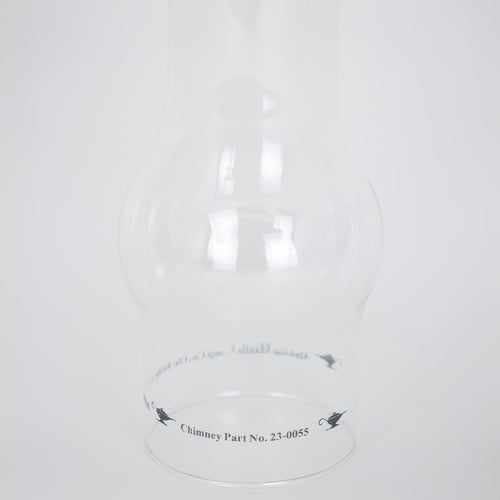 Clear glass heelless chimney designed for the Aladdin Deluxe Brass Hanging Lamp, made for Lamps & Lighting, Parts and Accessories, Chimneys and Globes, and Best Sellers collections.