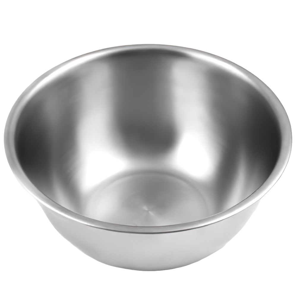 Extra large stainless steel mixing bowl with a polished mirror finish, designed for big batch cooking and baking, suitable for Kitchen & Food, Cookware, Baking Supplies, and Best Sellers collections.