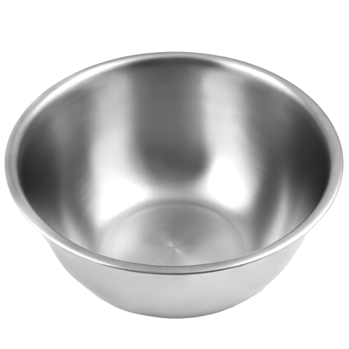 Extra large stainless steel mixing bowl with a polished mirror finish, designed for big batch cooking and baking, suitable for Kitchen & Food, Cookware, Baking Supplies, and Best Sellers collections.