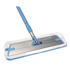 Telescopic floor mop with a microfiber pad and blue handle, designed for deep cleaning hard floors, featured in Home & Decor, Household Cleaning, and Best Sellers collections.
