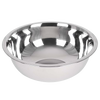 Reflective heavy-gauge stainless steel mixing bowl with smooth polished surface, durable and dishwasher safe, perfect for Kitchen & Food, Storage and Serving, Best Sellers, Promo Eligible collections.