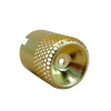 Brass flame spreader with perforated design for even flame distribution, compatible with multiple lamp models, featured in Lamps & Lighting and Parts and Accessories collections.