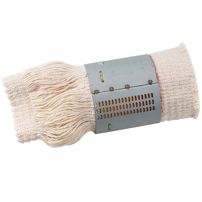 Replacement wick for vintage heaters featuring woven cotton fibers and a perforated metal collar, suitable for stove maintenance in Best Sellers and Cookstoves collections.