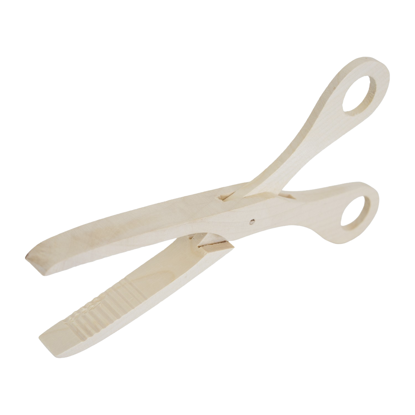 German-Made Maple Scissor Tongs