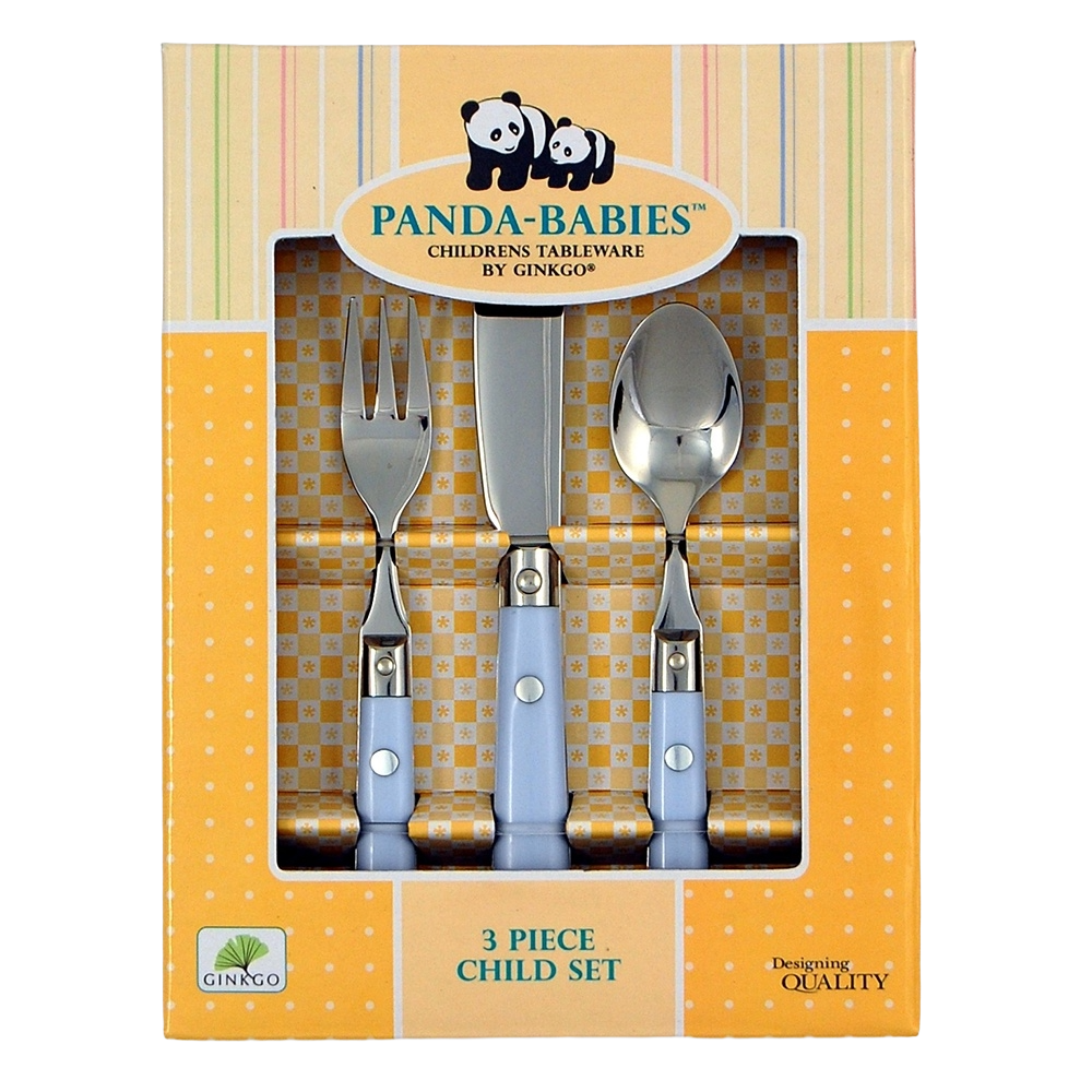Children's Stainless Steel Flatware - 3-Piece Set