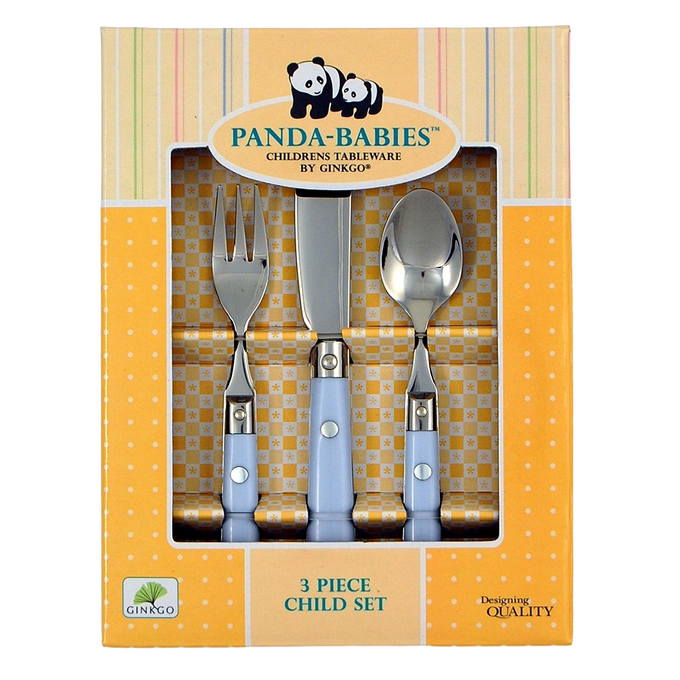 Children's Stainless Steel Flatware - 3-Piece Set