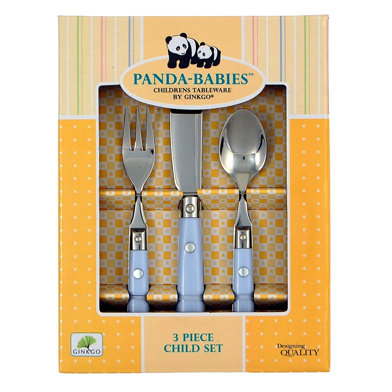 Children's Stainless Steel Flatware - 3-Piece Set