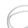 Close-up of finely braided round fiberglass wick with a 1/16-inch diameter, ideal for lamps and candles, featured in best-selling candlemaking supplies and lighting collections.