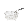 Stainless steel deep fry basket with long handle designed for use with Lodge Dutch ovens, ideal for Kitchen & Food, Cookware, Cast Iron, Kitchen Gadgets, Cooking and Baking Helpers, Best Sellers, and Promo Eligible collections.