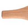 Smooth oak handle of handcrafted Amish-made slingshot designed for a comfortable grip, part of Toys, Books & Games, USA Made, Amish Made, and Lawn Games collections.