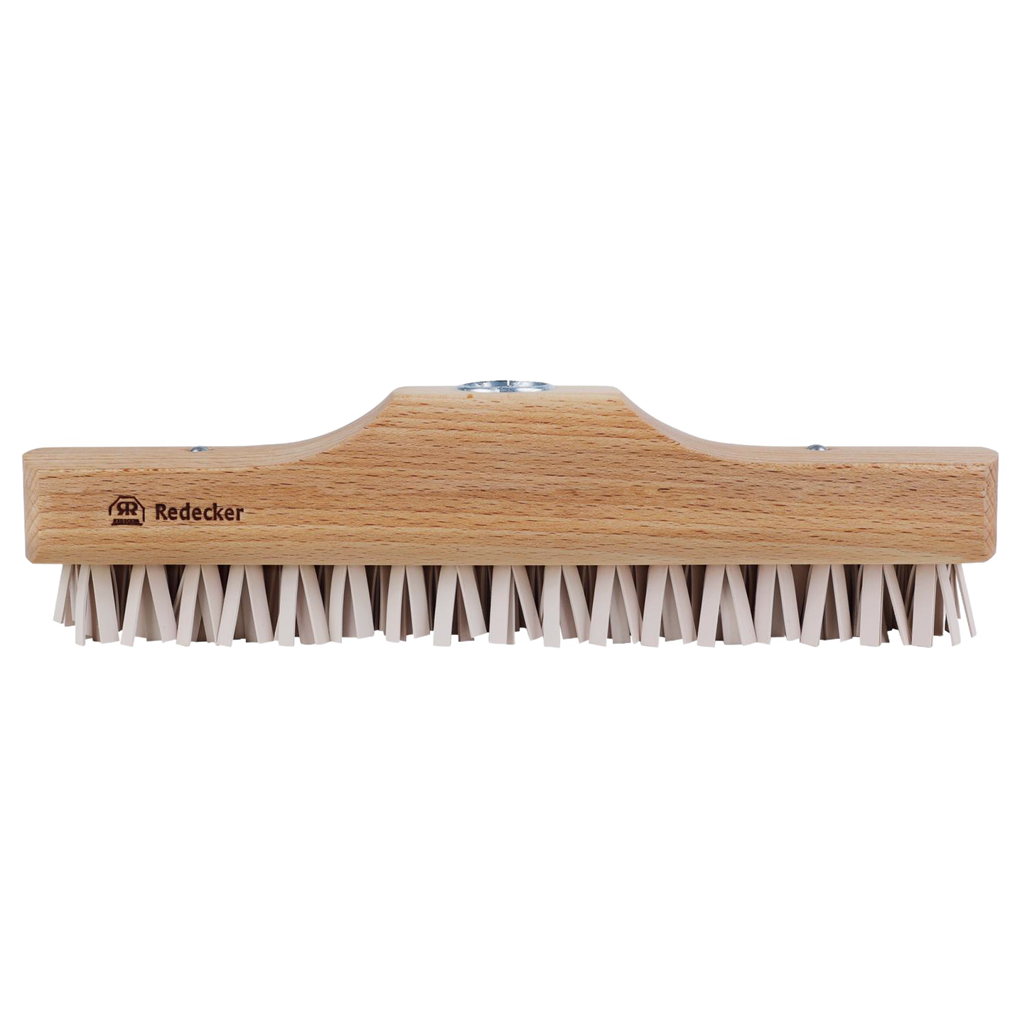 Handcrafted wooden broom head with stiff rubber bristles designed to attract pet hair, lint, and dust, ideal for household cleaning and featured in Home & Decor and Best Sellers collections.