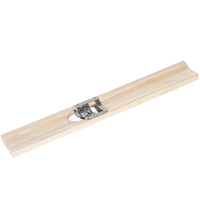 Handcrafted old-style wooden corn cutter with smooth-sanded hardwood handle and stainless steel blades, ideal for efficient corn cutting in Kitchen & Food and Food Prep collections.