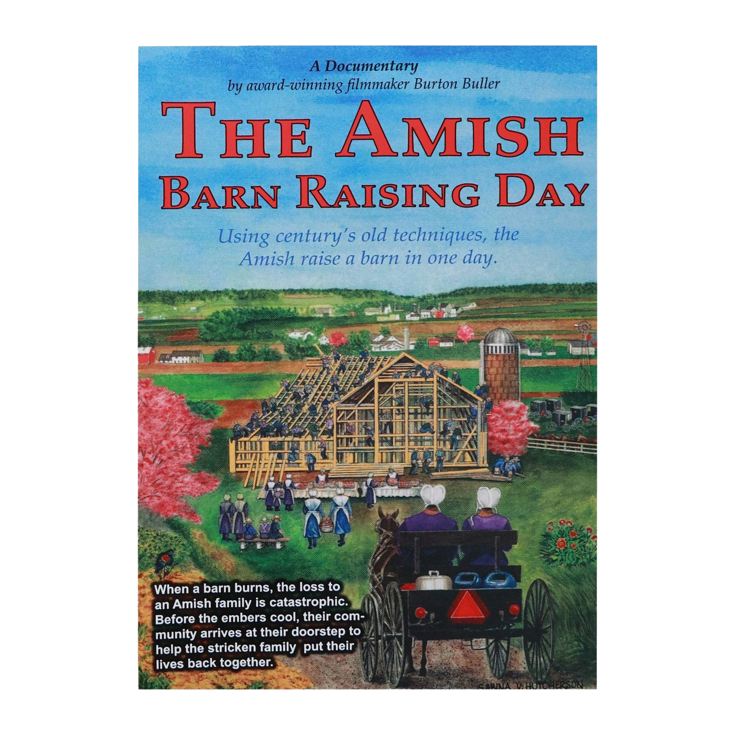 The Amish Barn Raising Day DVD