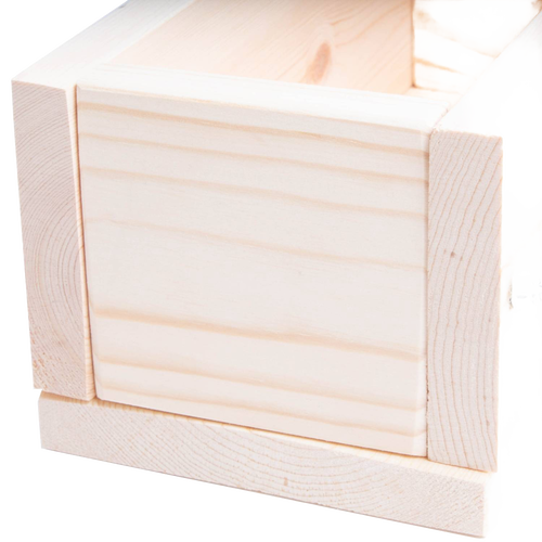 Handcrafted wooden soap loaf mold made from durable pine with adjustable metal wingnut, designed for cold process soapmaking in Health & Wellness, Soaps and Soapmaking, and USA Made collections.