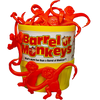 Bright yellow barrel filled with multiple interconnected red plastic monkeys, classic children's toy from Toys, Books & Games, Games and Puzzles, and Best Sellers collections.