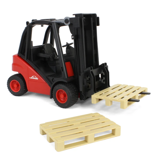 Bruder Toys Linde H30D Fork Lift with 2 Pallets - 1:16 Scale