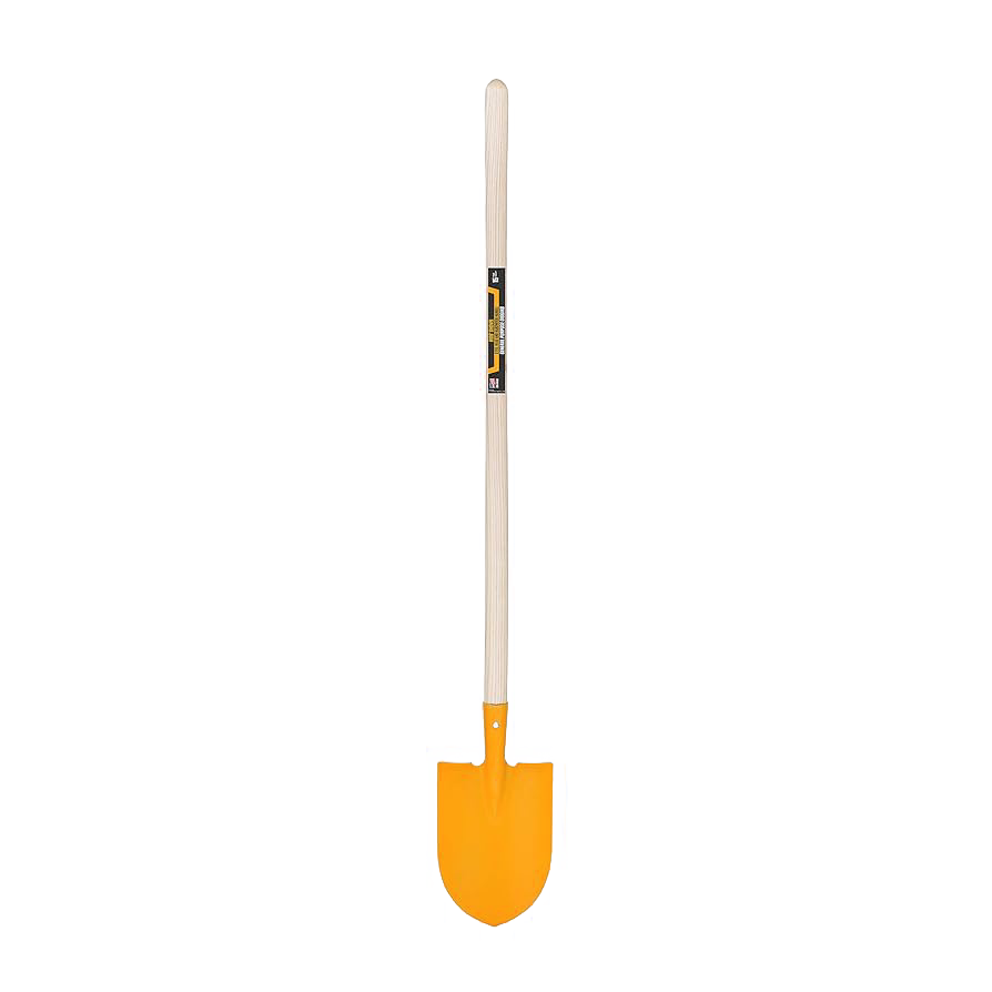 Child-sized durable shovel with a yellow metal blade and natural wooden handle, designed for young gardeners ages 6 and up, featured in Toys, Outdoor Play, and Best Sellers collections.