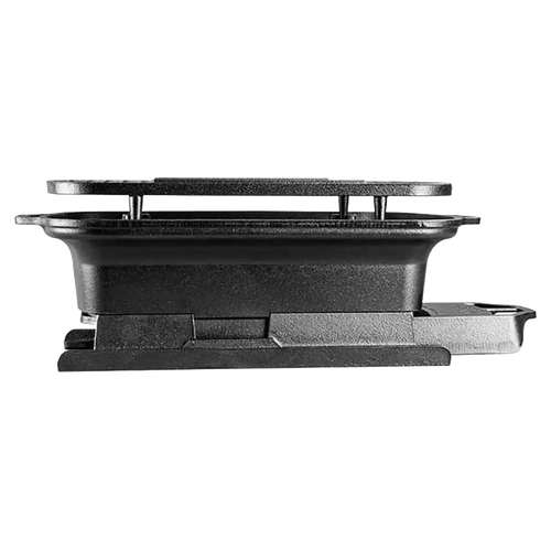 Compact handcrafted cast iron grill with removable grate and slide-out ash drawer for easy heat control, ideal for Farm, Garden & Tool, Camping, Kitchen & Food, Cast Iron, and Best Sellers collections.