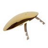 Shiny brass parabolic reflector with mounting brackets designed to focus light from a pressure lamp, suitable for Lamps & Lighting, Parts and Accessories, Other Parts, Best Sellers, and Promo Eligible collections.
