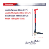 Mechanical weed puller with rust-resistant stainless steel claws and long nylon fiberglass handle, designed for comfortable standing weed removal in Farm, Garden & Tool and Lawncare collections.