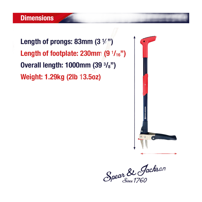 Mechanical weed puller with rust-resistant stainless steel claws and long nylon fiberglass handle, designed for comfortable standing weed removal in Farm, Garden & Tool and Lawncare collections.