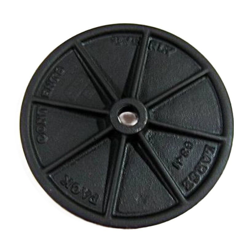 Heavy-duty, handcrafted pressing disc made in USA with a solid cast design, ideal for Kitchen & Food, Specialty Equipment, Butchering Supplies, Best Sellers, and Promo Eligible collections.