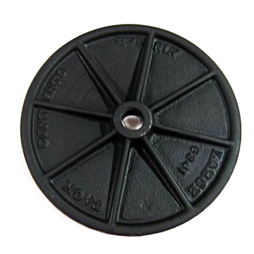 Heavy-duty, handcrafted pressing disc made in USA with a solid cast design, ideal for Kitchen & Food, Specialty Equipment, Butchering Supplies, Best Sellers, and Promo Eligible collections.
