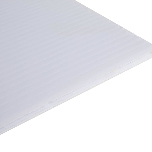 White Coroplast debris board designed to slide easily into 10-frame screen bases, helping beekeepers monitor mites, handcrafted Amish made and USA made, ideal for Farm, Garden & Tool and Beekeeping Supplies collections.