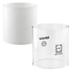 Set of two high-temperature resistant clear borosilicate glass globes for pressure lamps, crafted for durability and heat safety, featured in Lamps & Lighting and Parts and Accessories collections.