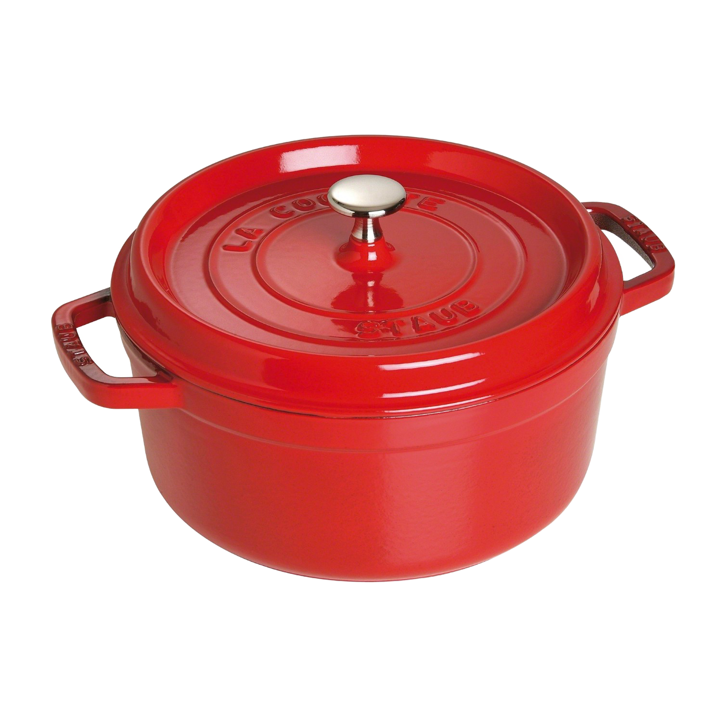 STAUB Round Cast Iron Dutch Oven – 4 Qt