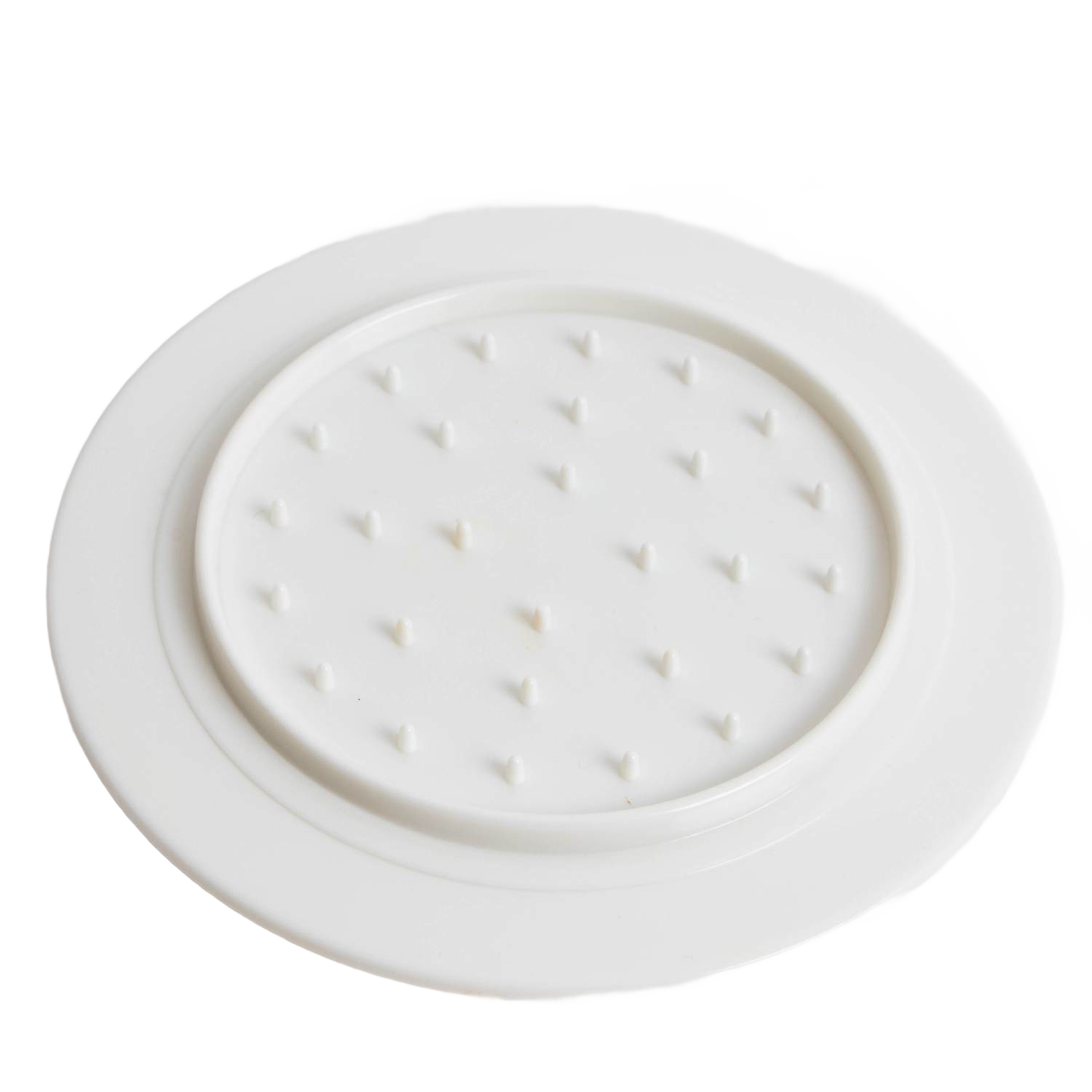 White food prep grip mat with raised non-slip bumps, designed to securely hold vegetables during slicing and chopping, ideal for Kitchen & Food, Food Prep, and Best Sellers collections.